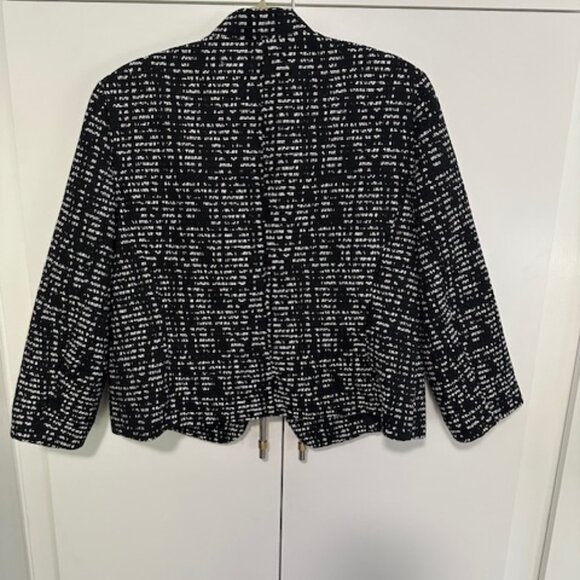 Nine West Tweed Crop Blazer - Picture 2 of 5